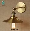 Antique glass shade wall lamp