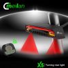 Meilan X5 Wireless Remote Control LED Bicycle Light with Laser USB Rechargeable