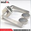 Jiangmen hardware stainless steel solid types of door lever handle on rose