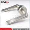 Jiangmen hardware stainless steel solid types of door lever handle on rose