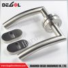 Fancy stainless steel tube double side level door handle