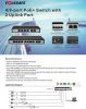 Video Balun, PoE Switch/Splitter/Extender/MC converter, Video-Power Hub