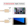 1m 3ft Micro USB Charger Cable for S3 S4 Note 2 Sync Cable Date Charging Cord Lead for Iphone 6 Galaxy I9300 Android