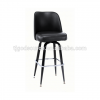 metal frame swivel barstool with back for hot sale 