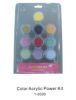 color acrylic powder kit