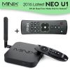 2016 MINIX NEO U1 4K TV Box S905 Quad-core 64 Bit Streaming Media Player+A2 Lite