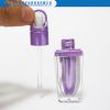 Skin care plastic cosmetic dropper bottle