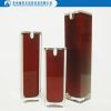 15ml 30ml 50ml empty plastic square shape airless bottle