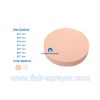 Round edge SBR sponge puff for cosmetic