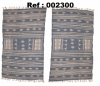 Bedside Kilim (Origin: Tunisia) 100% Wool (Ref # 002300)