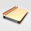 6000 Series Aluminum Extrusion Furniture Profile Section For Kitchen Door