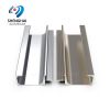 matt anodized silver Aluminum G Section Handle Kitchen Cabinet Profile