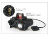 Tactical airsoft hunting flashlight DBAL-D2 Dual Beam Aiming Laser Red  with R LED Illuminator Class 1