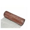 21inch*10yard dark.brown decoration material plastic strip mesh for 50C19