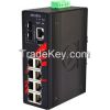 5-12 Port Industrial Managed PoE+ Ethernet Switch
