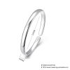 wholesale simple design 925 sterling silver women's cuff charm bangle
