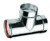Chimney Flue Pipe, Tee - Single Wall Stainless Steel AISI 304/316L