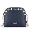 2017 spring new Korea fashion shell bag chain bag shoulder bag cross body bag with rivets flower for girls and ladies