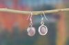 Wholesale 925 Sterling Silver Rose Quartz Gemstone Earring