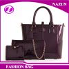 Wholesale price good quality patent leather women handbag from China supplier