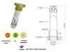 battery charge indicator for car battery with 2 balls A105