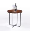 MS-3354 SHIMING FURNITURE Modern square (MDF) top antique side table, telephone table, console table, end table.