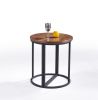 MS-3354 SHIMING FURNITURE Modern square (MDF) top antique side table, telephone table, console table, end table.