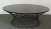 SHIMING FURNITURE MS-3369 Round wooden (MDF) top with iron base classic coffee table