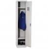 Lockable steel cabinet for dressing room with optional color