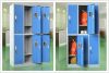 High quality cold rolled steel moisture proof wide 6 door wardrobe