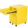 Mobile 3 drawer filing cabinet bedroom beside cabinet portable steel locker