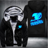 New Fairy Tail Hoodie New Anime Coat Luminous Jacket Fashion Men Women Winter Zipper Hooded Sweatshirt USA Size fast ship 5-10 days