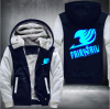 New Fairy Tail Hoodie New Anime Coat Luminous Jacket Fashion Men Women Winter Zipper Hooded Sweatshirt USA Size fast ship 5-10 days