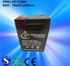 Feilang Factory Price Sealed Lead-Acid Rechargeable Battery 6V 4.5AH With Best Quality