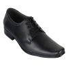 IZAPO Man's Black Formal with Laces Sharp shoes