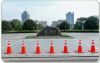 flexible square road cone, flexible square traffic cone