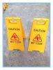 folding PP wet floor sign caution no parking sign