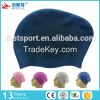 Fashion new silicone swimming cap with logo for long hair