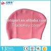 Fashion new silicone swimming cap with logo for long hair