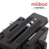 miliboo 65mm bowl size Professional  Fluid  Head for monopod tripod  quick release plates MYT801 360 Dgrees Aluminum video DSLR