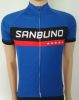 Custom design blue cycling jersey plain cycling jersey 