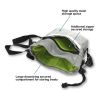 waterproof canvas pet snack bag walking dog training treat pouch bag with waist belt