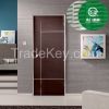 Non painted MDF door with PVC film China good quality MDF wood door fi
