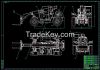 TTH2560ï¼ŒTTH3060 Forklift Set Of Blueprint drawing