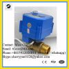 dn8-dn25 male female brass stainless steel 2.5nm CWX-25S electric ball valve with manual operated