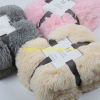  Soft PV plush blanket polyester throw