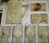 MARBLE ONYX WINE GLASSES AND CUPS