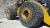 Factory supply black painted tire protection chain