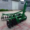 Hinge offset disc harrow