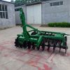 Hinge offset disc harrow